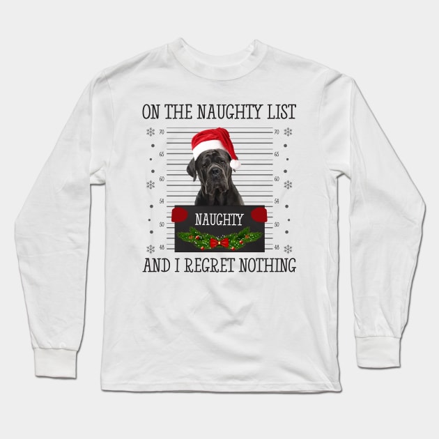 On The Naughty List, And I Regret Nothing Long Sleeve T-Shirt by CoolTees